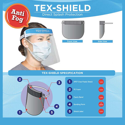 TEX SHIELD Direct Splash Protection